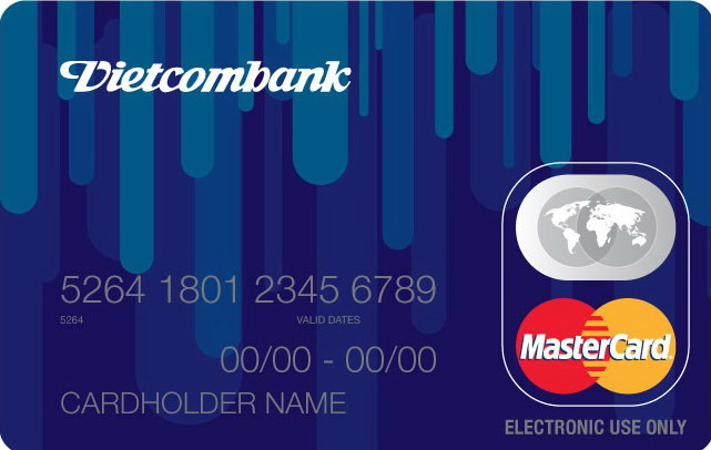 Thẻ masterCard debit vietcombank